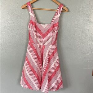 Bailey Blue Red and White Striped Dress